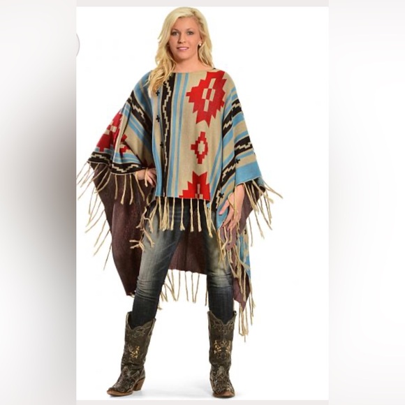 R Cinco Ranch Sunterra Poncho - Picture 1 of 8
